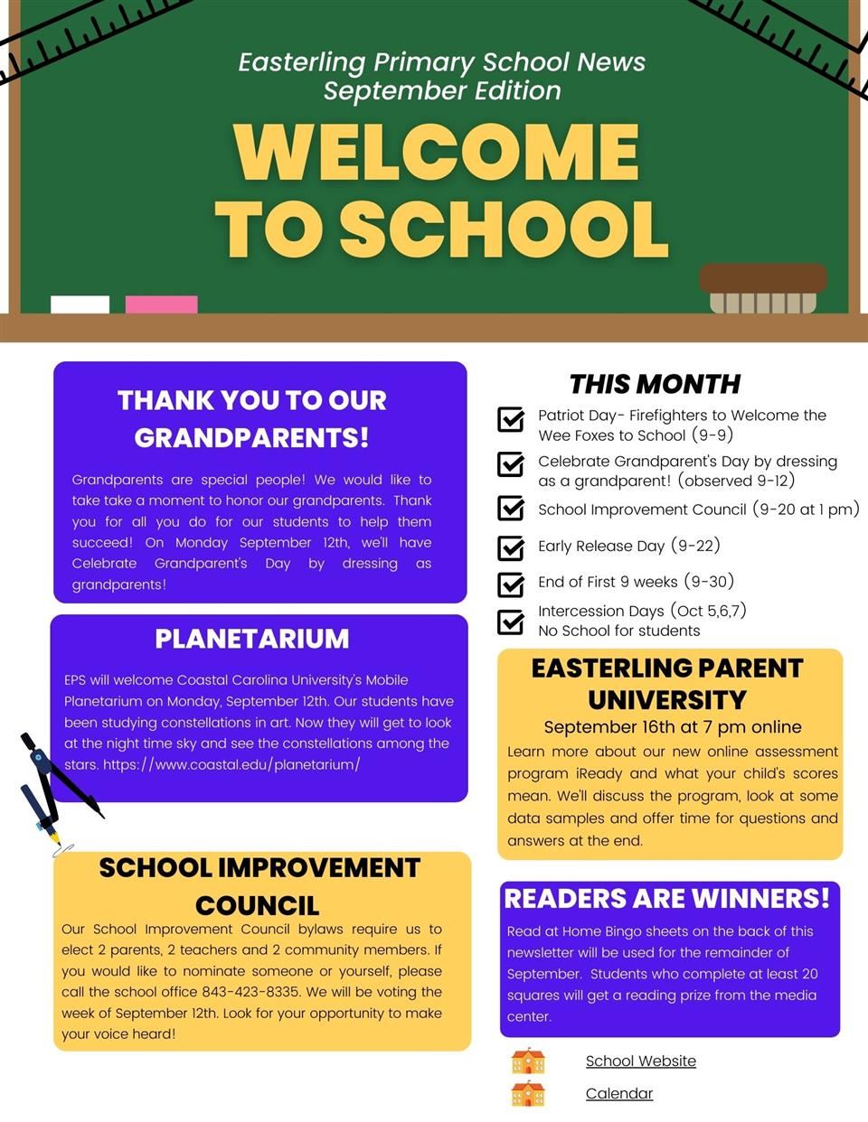 Sept 22 newsletter